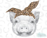 HT228 • Pig Leopard Bandana-Country Gone Crazy-Country Gone Crazy