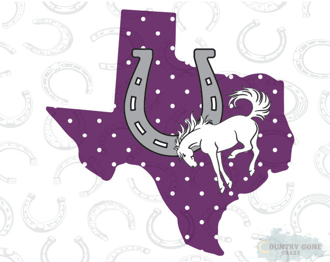 HT240 • Texas Mascots-Country Gone Crazy-Country Gone Crazy