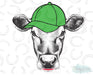 HT249 • Cow in Baseball Hat-Country Gone Crazy-Country Gone Crazy