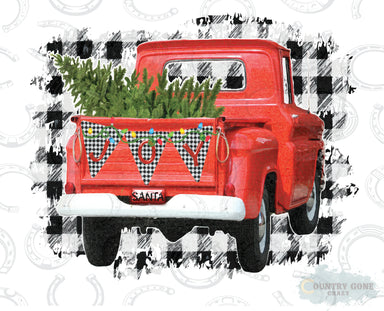 HT393 • Joy Christmas Truck-Country Gone Crazy-Country Gone Crazy