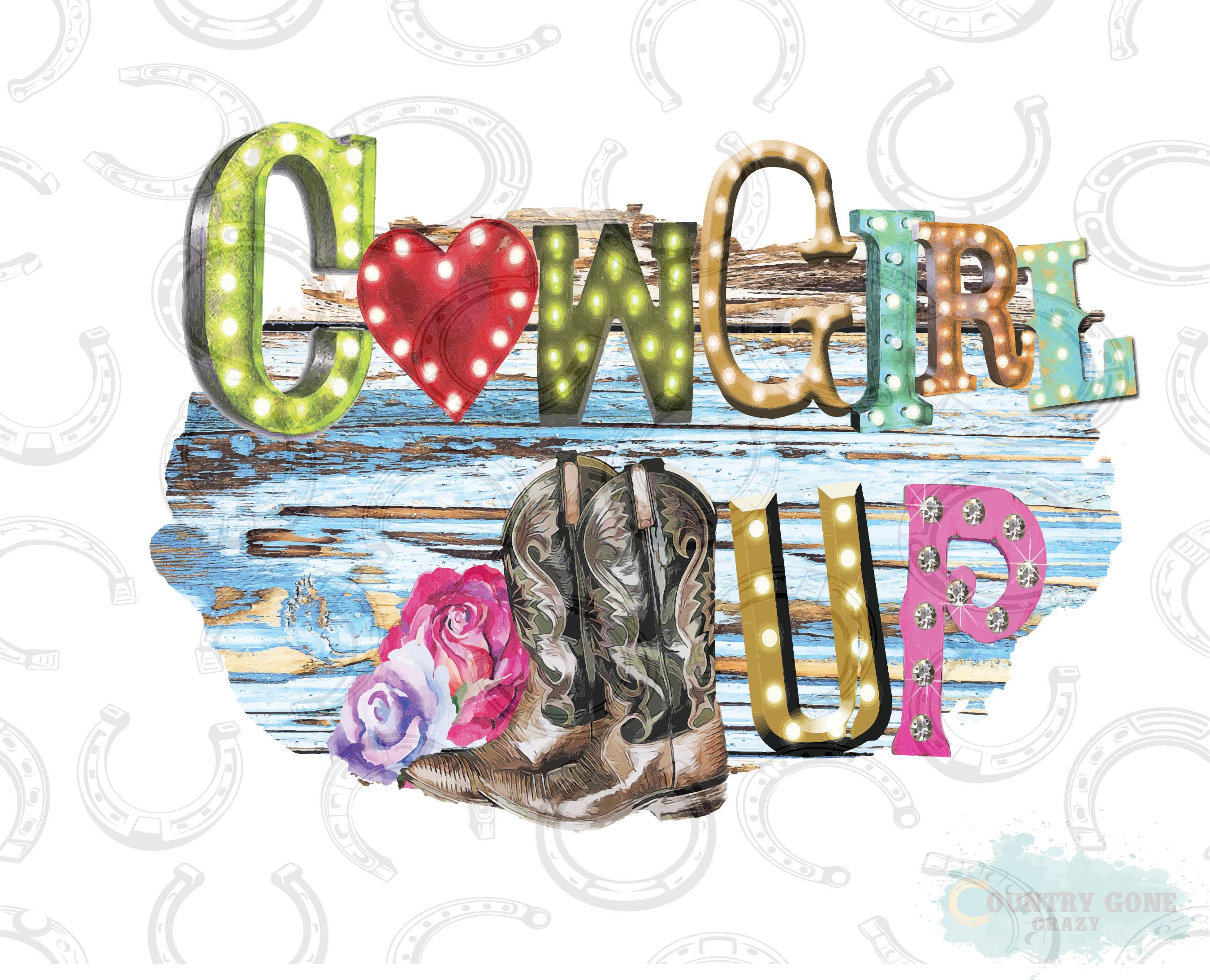 HT552 • Cowgirl Up-Country Gone Crazy-Country Gone Crazy