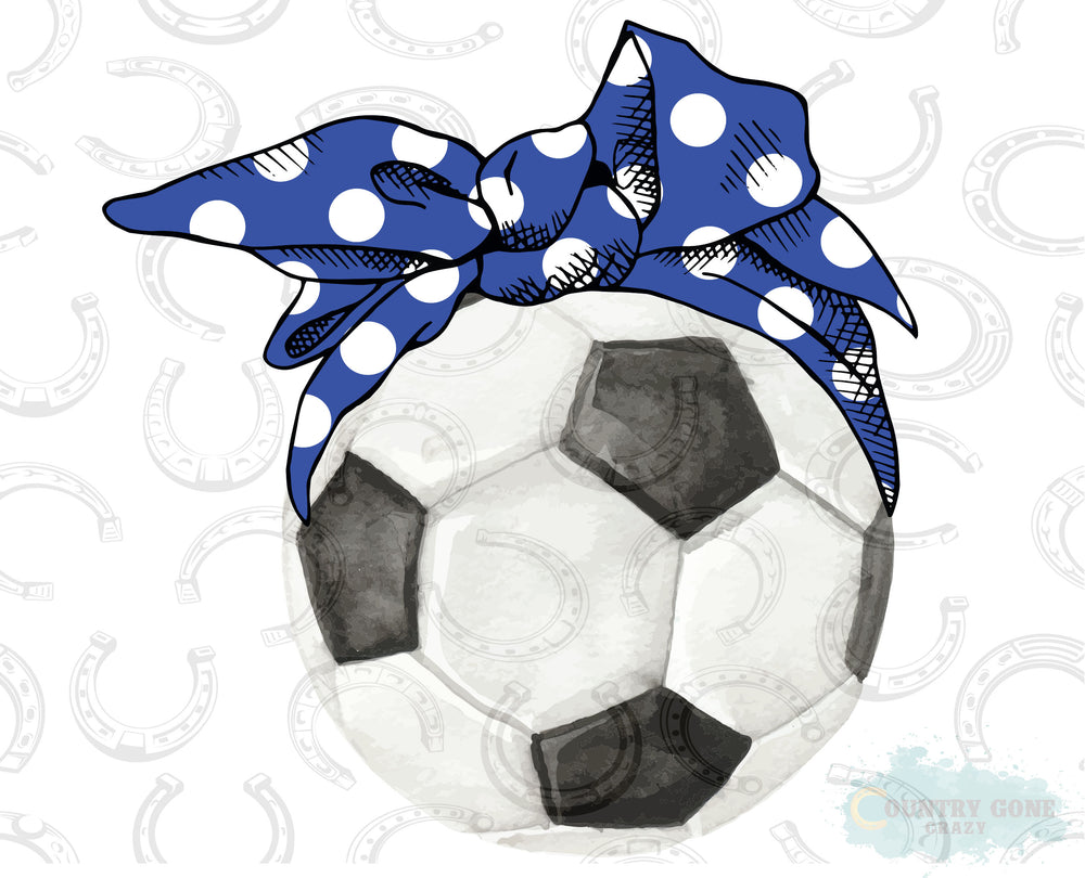 HT603 • Soccer Ball Bandana-Country Gone Crazy-Country Gone Crazy