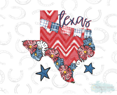 HT678 • Patriotic Texas-Country Gone Crazy-Country Gone Crazy