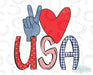 HT679 • Peace Love USA-Country Gone Crazy-Country Gone Crazy