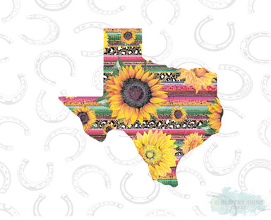 HT707 • Sunflower Serape Texas-Country Gone Crazy-Country Gone Crazy