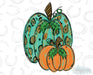 HT867 • Turquoise Leopard Pumpkin-Country Gone Crazy-Country Gone Crazy