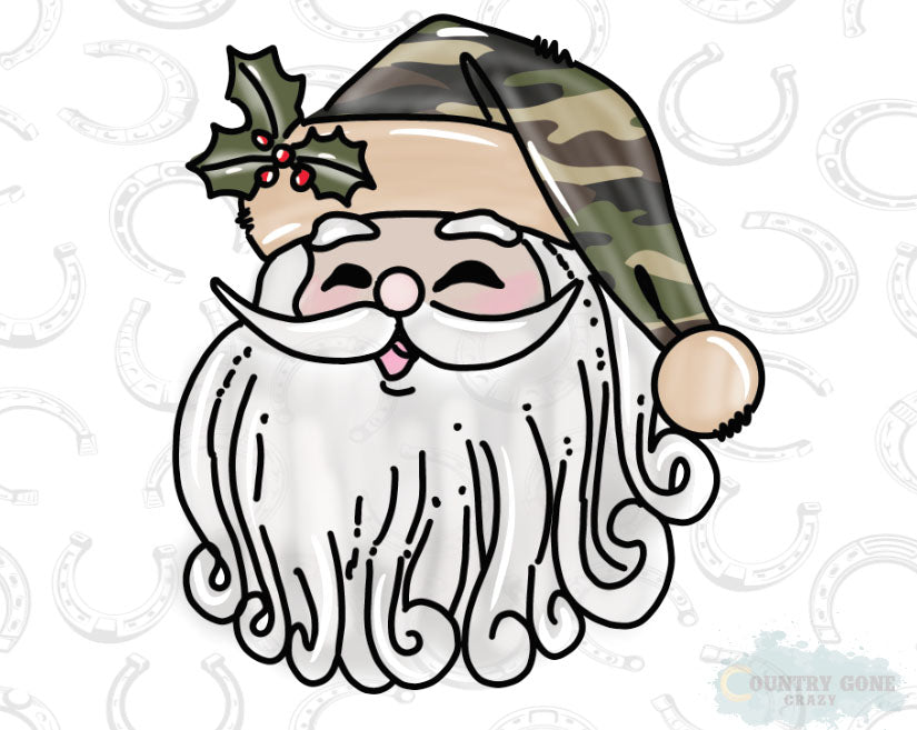 HT892 • Camo Santa Hat-Country Gone Crazy-Country Gone Crazy