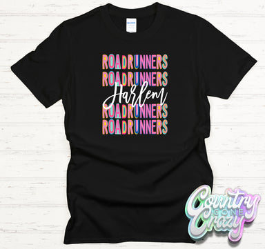 Harlem Roadrunners Fun Letters - T-Shirt-Country Gone Crazy-Country Gone Crazy