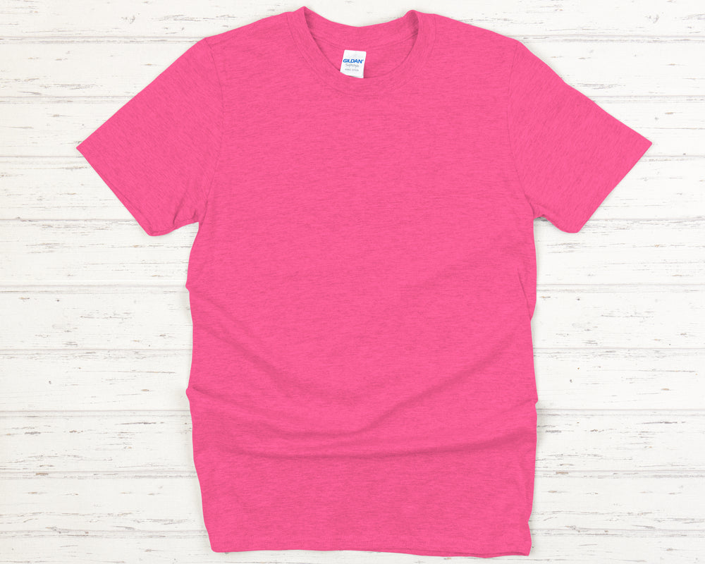Gildan - Softstyle T-Shirt - 64000 - Heather Heliconia - Size: S