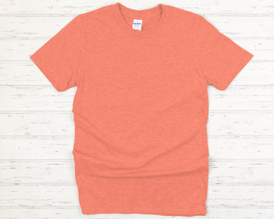 Heather Orange - Adult Softstyle T-Shirt-Gildan-Country Gone Crazy
