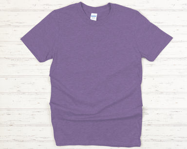 Heather Purple - Adult Softstyle T-Shirt-Gildan-Country Gone Crazy