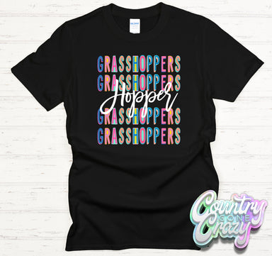 Hopper Grasshoppers Fun Letters - T-Shirt-Country Gone Crazy-Country Gone Crazy