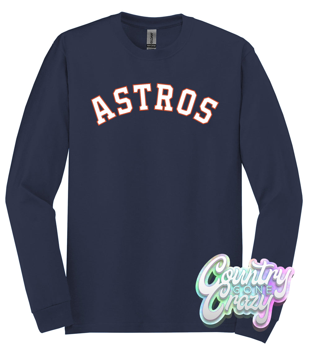 Houston Astros Long Sleeve-Country Gone Crazy-Country Gone Crazy