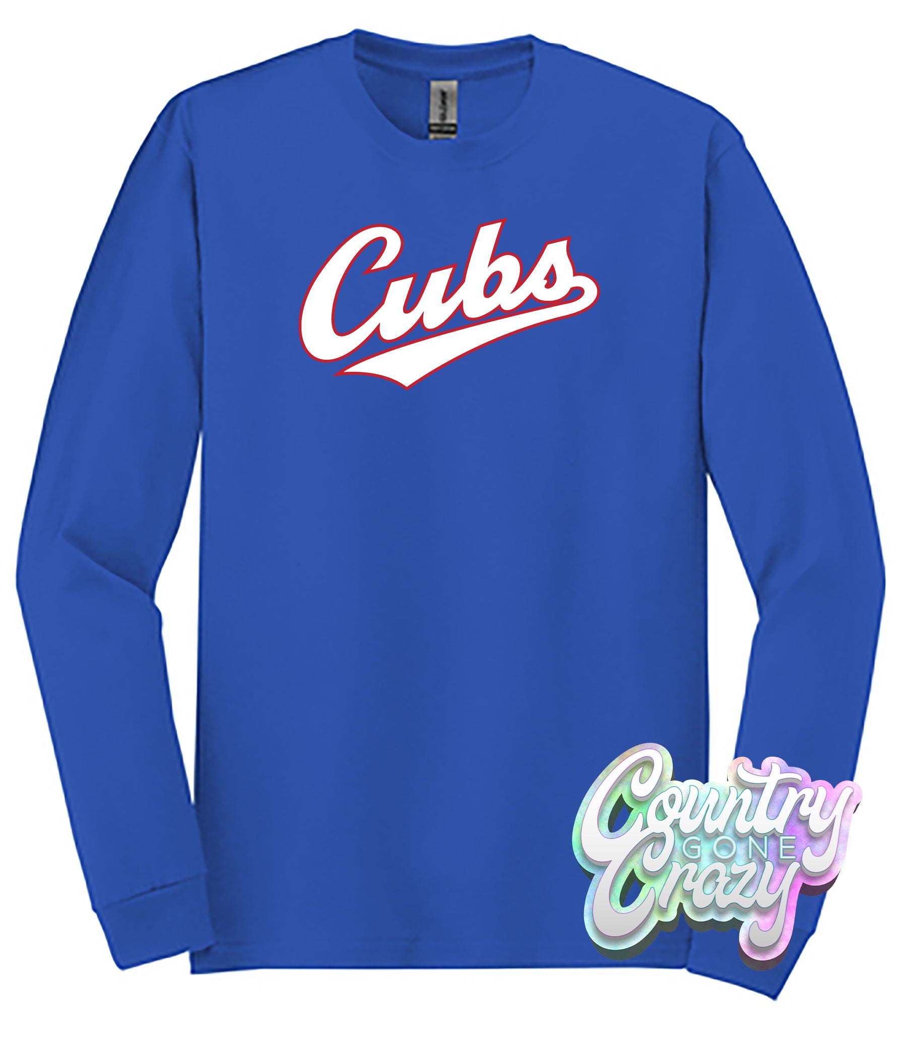 Chicago Cubs Long Sleeve — Country Gone Crazy