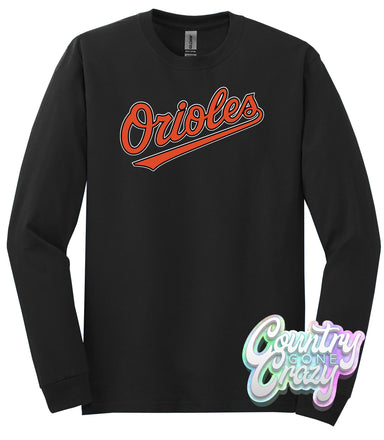 Baltimore Orioles Long Sleeve — Country Gone Crazy