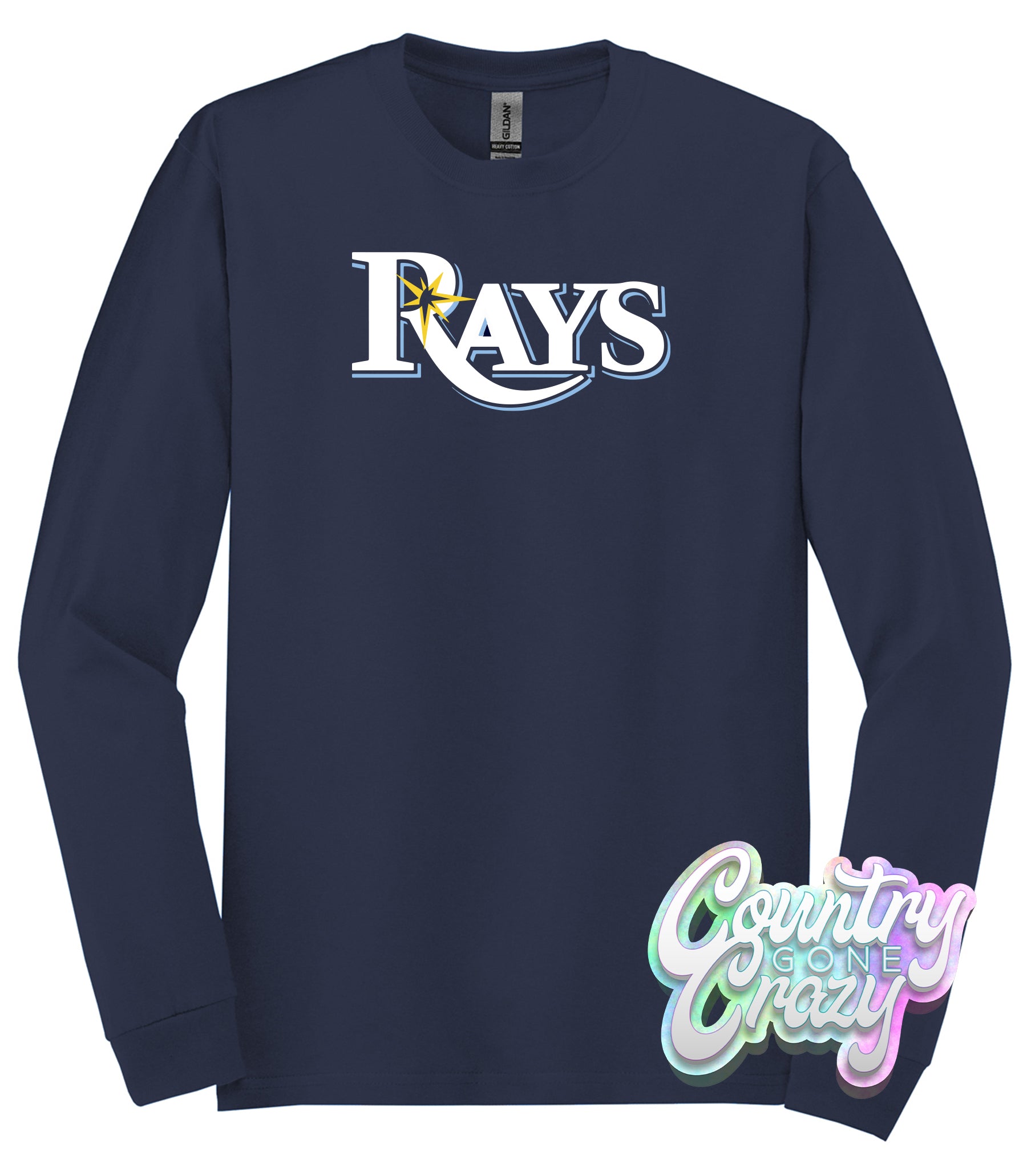 Tampa Bay Rays Long Sleeve — Country Gone Crazy