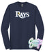 Tampa Bay Rays Long Sleeve-Country Gone Crazy-Country Gone Crazy