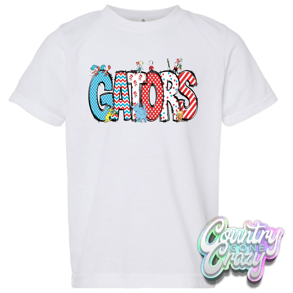 GATORS Dr. Seuss Letters T-Shirt-Country Gone Crazy-Country Gone Crazy