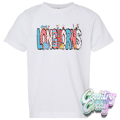 LONGHORNS Dr. Seuss Letters T-Shirt-Country Gone Crazy-Country Gone Crazy