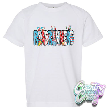 ROADRUNNERS Dr. Seuss Letters T-Shirt-Country Gone Crazy-Country Gone Crazy