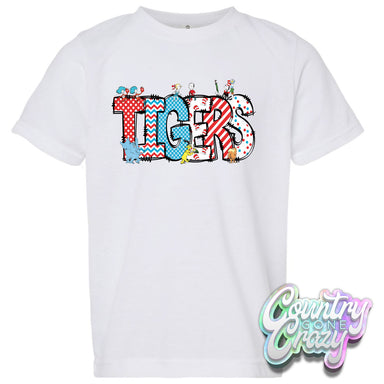 TIGERS Dr. Seuss Letters T-Shirt-Country Gone Crazy-Country Gone Crazy