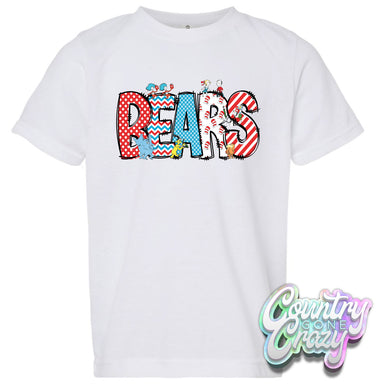 BEARS Dr. Seuss Letters T-Shirt-Country Gone Crazy-Country Gone Crazy