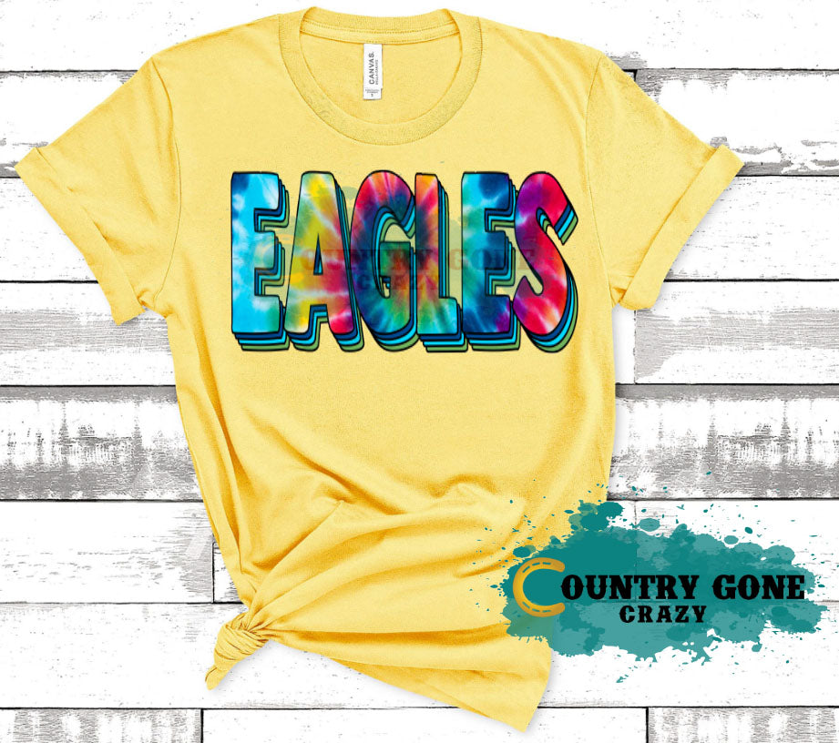 HT1032 • Eagles Tie Dye-Country Gone Crazy-Country Gone Crazy