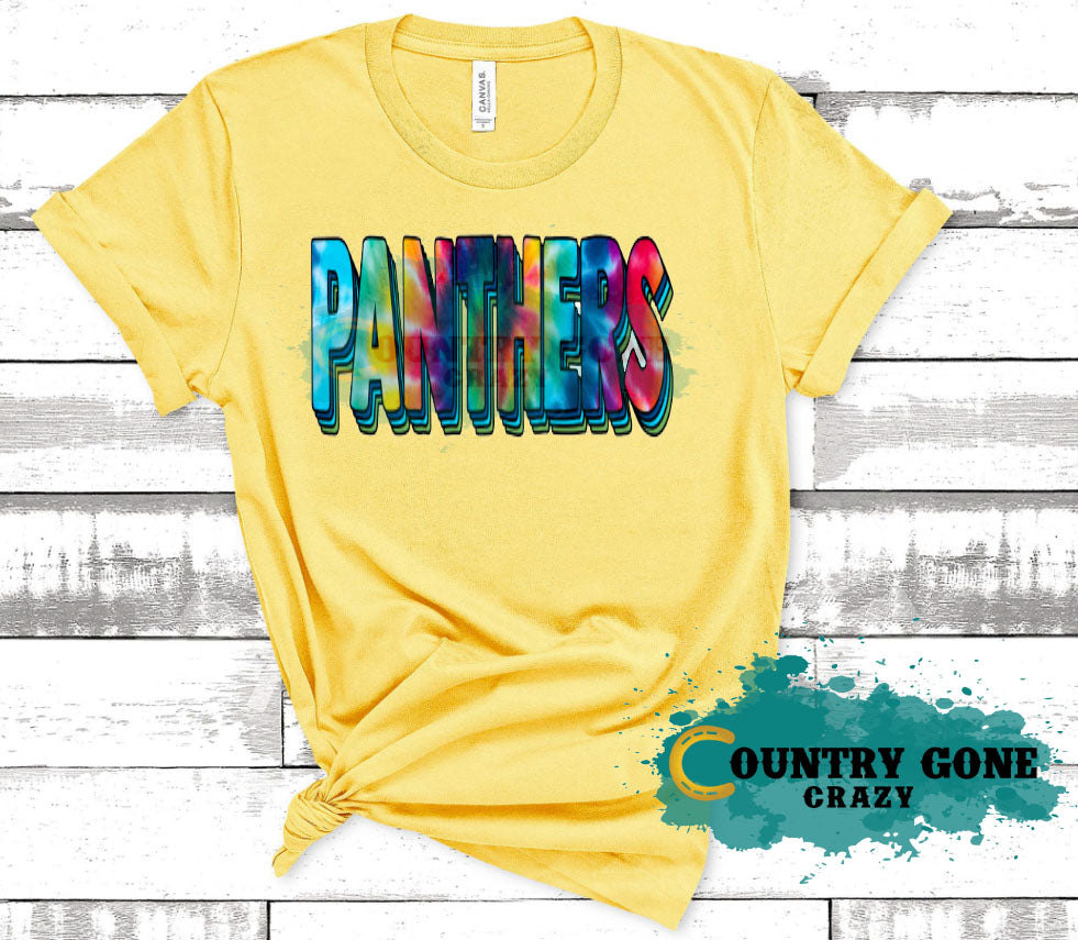 HT1035 • Panthers Tie Dye-Country Gone Crazy-Country Gone Crazy