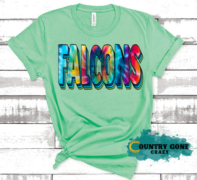 HT1040 • Falcons Tie Dye-Country Gone Crazy-Country Gone Crazy