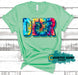 HT1043 • Deer Tie Dye-Country Gone Crazy-Country Gone Crazy