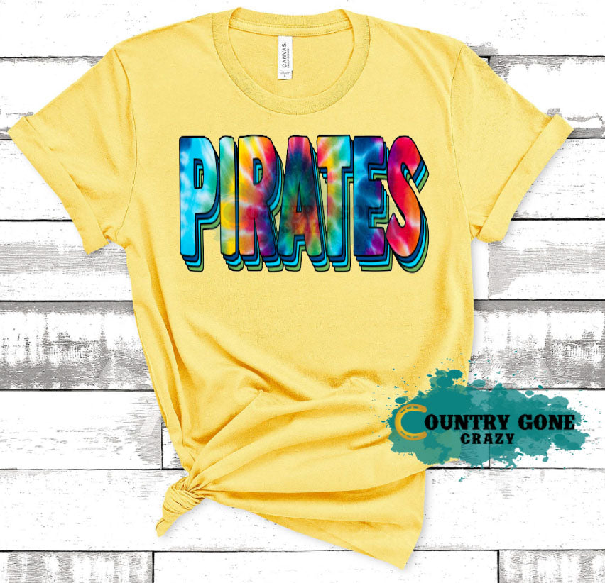 HT1050 • Pirates Tie Dye-Country Gone Crazy-Country Gone Crazy