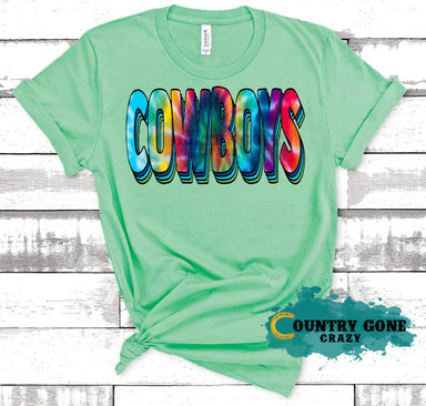 HT1055 • Cowboys Tie Dye-Country Gone Crazy-Country Gone Crazy