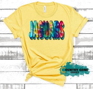 HT1065 • Jaguars Tie Dye-Country Gone Crazy-Country Gone Crazy