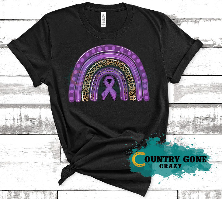 HT1124 • Purple Ribbon Rainbow-Country Gone Crazy-Country Gone Crazy