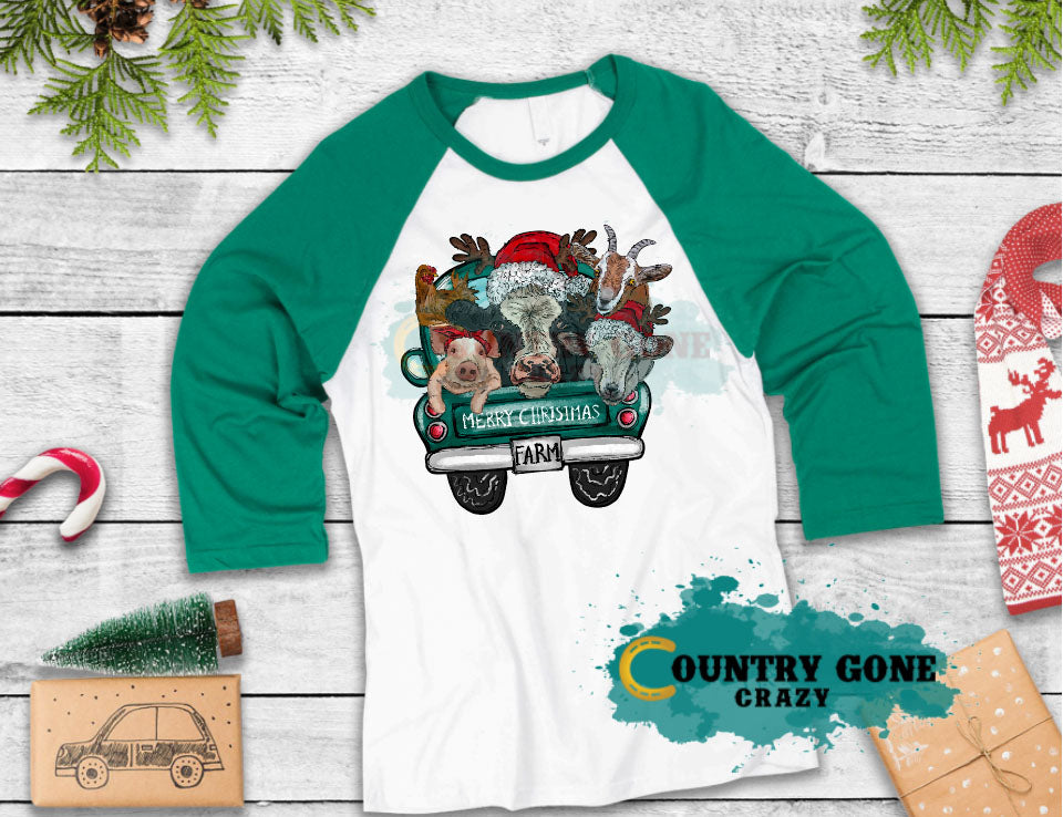 HT1168 • Farm Truck Christmas-Country Gone Crazy-Country Gone Crazy