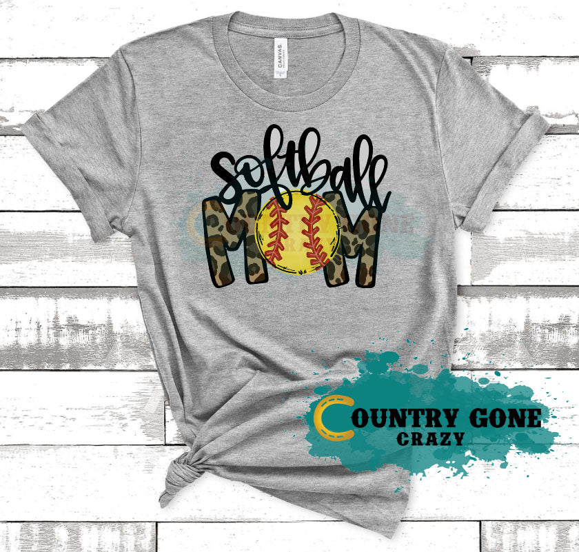 HT1285 • Softball Mom-Country Gone Crazy-Country Gone Crazy