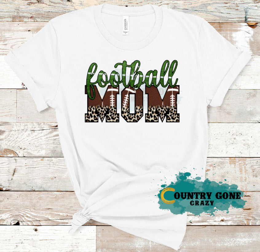 HT1477 • Football Mom-Country Gone Crazy-Country Gone Crazy