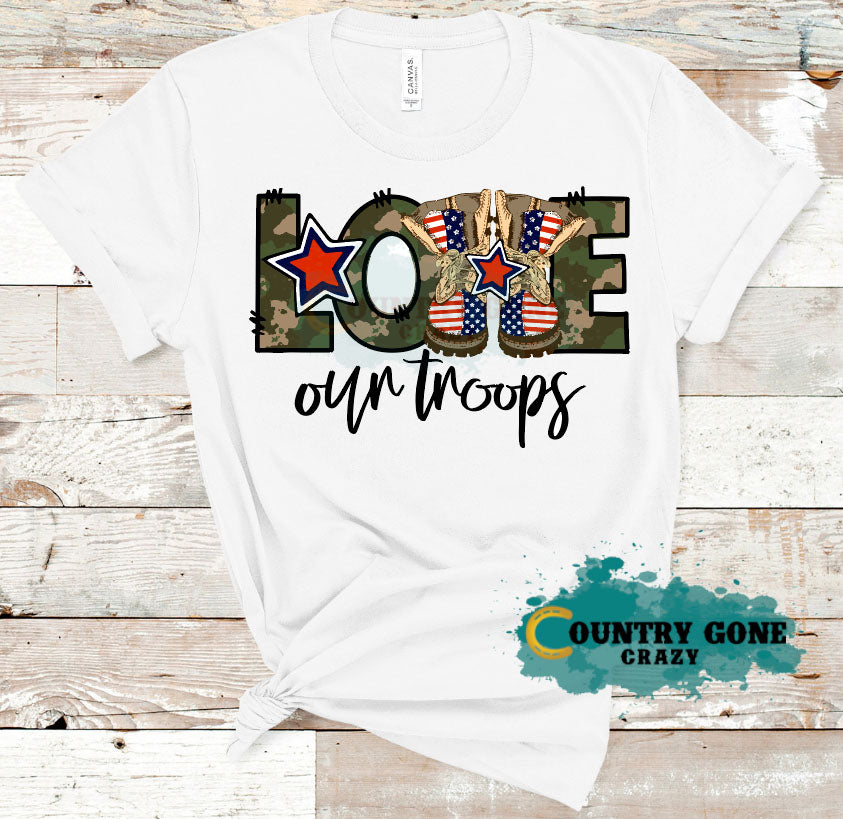 HT1503 • Love Our Troops-Country Gone Crazy-Country Gone Crazy