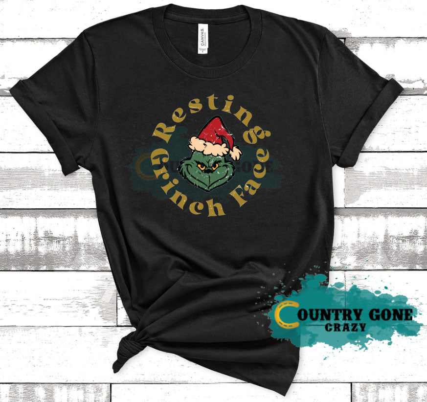 HT1593 • Resting Grinch Face-Country Gone Crazy-Country Gone Crazy