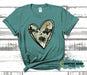 HT1699 • Cow Print Heart-Country Gone Crazy-Country Gone Crazy