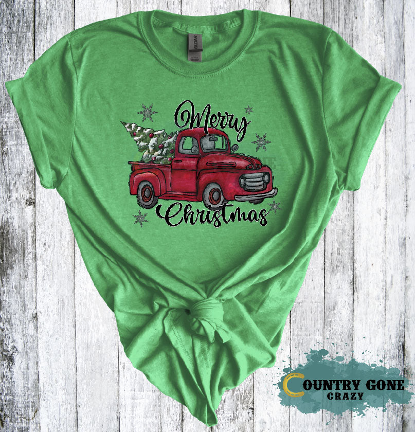 HT2178 • Merry Christmas Truck-Country Gone Crazy-Country Gone Crazy
