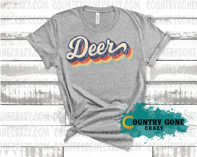 HT814 • Deer Retro-Country Gone Crazy-Country Gone Crazy