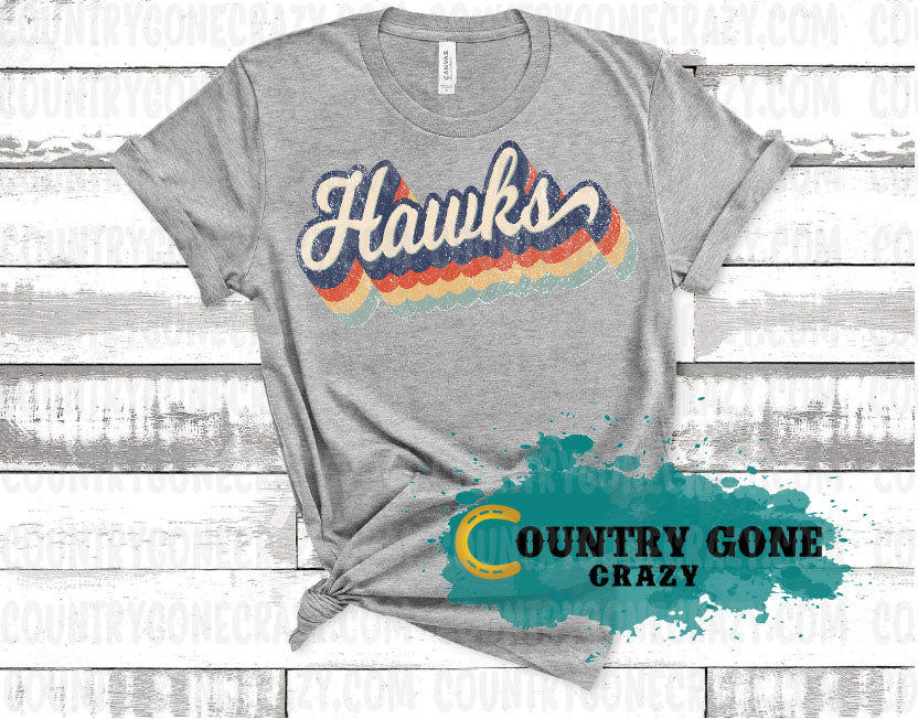 HT825 • Hawks Retro-Country Gone Crazy-Country Gone Crazy