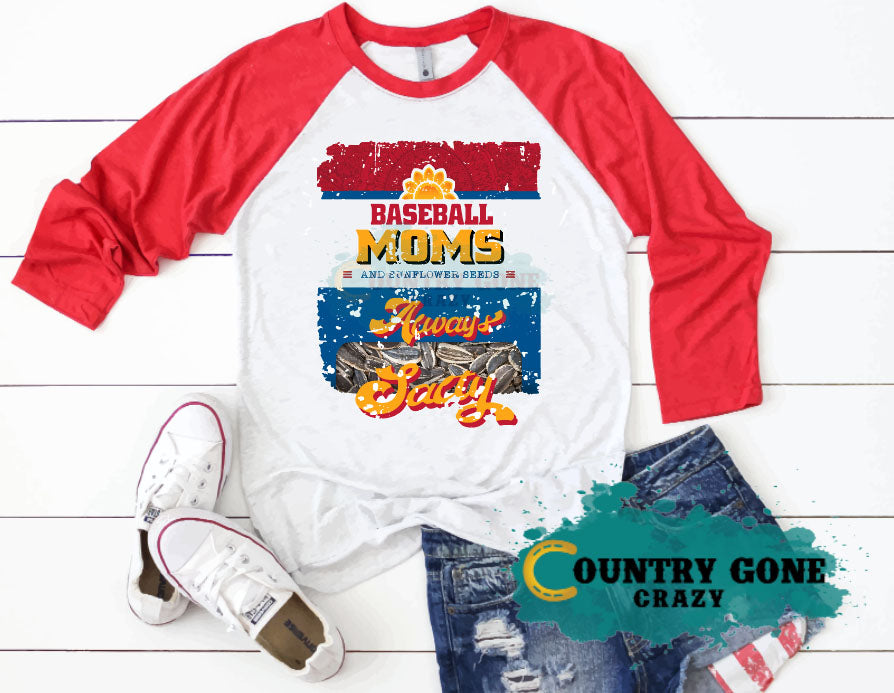 HT963 • Salty Baseball Moms-Country Gone Crazy-Country Gone Crazy