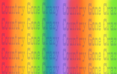 MS017 - Rainbow Ombre-Country Gone Crazy-Country Gone Crazy