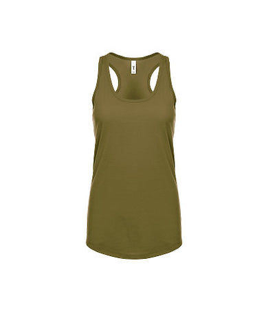 Military Green - Ideal Racerback Tank-Next Level-Country Gone Crazy