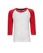 Youth Raglan - Red Sleeves with White Body-Next Level-Country Gone Crazy