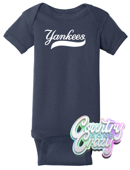New York Yankees Onesie-Rabbit Skins-Country Gone Crazy