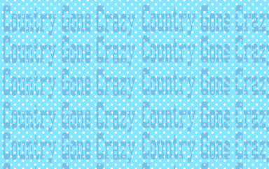PD003 - Light Blue Polka Dot-Country Gone Crazy-Country Gone Crazy