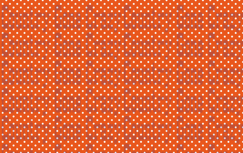 PD014 - Orange Polka Dot-Country Gone Crazy-Country Gone Crazy